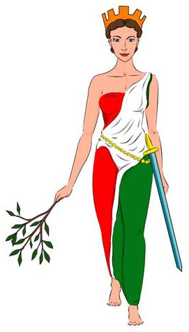 Italia turrita Italia turrita